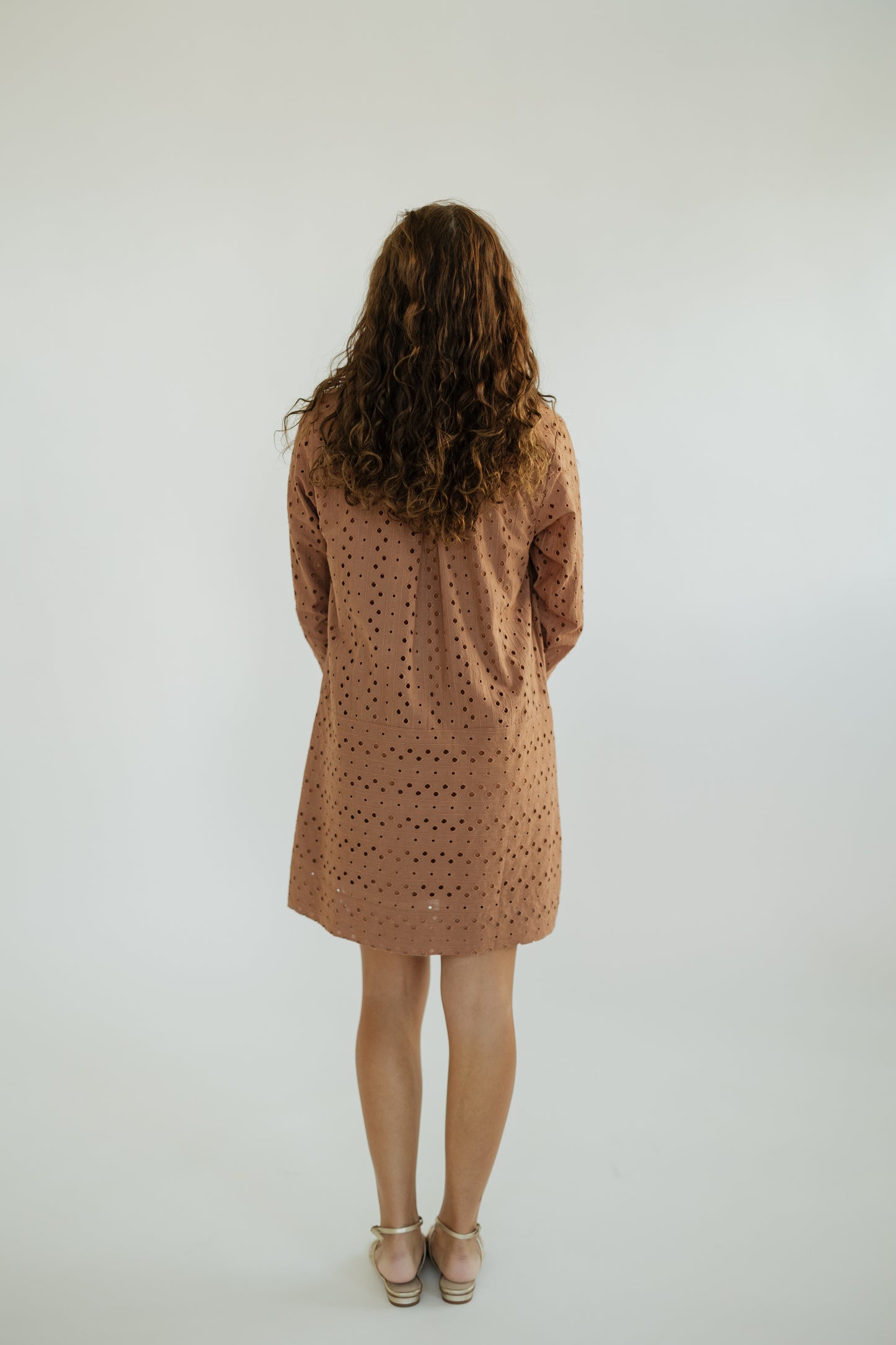 Danny Brown Eyelet Detailed Mini Dress