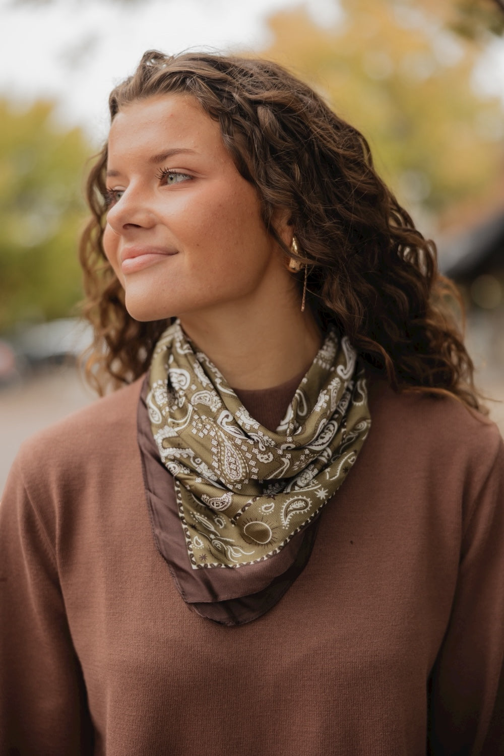 Brennan Chocolate Brown Sweater Dress