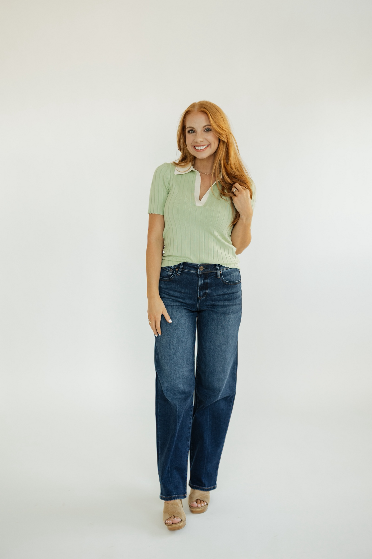 Smith Sage Polo Top