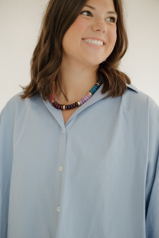 Multi Colored Beaded Necklace