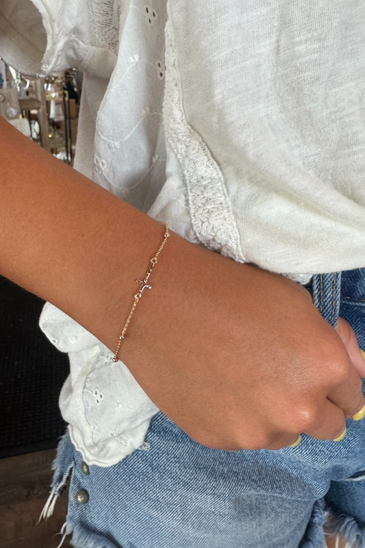 Cordelia Cross Bracelet