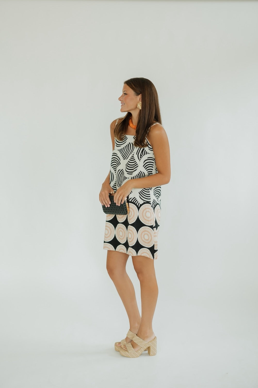Midnight Shell Shift Dress