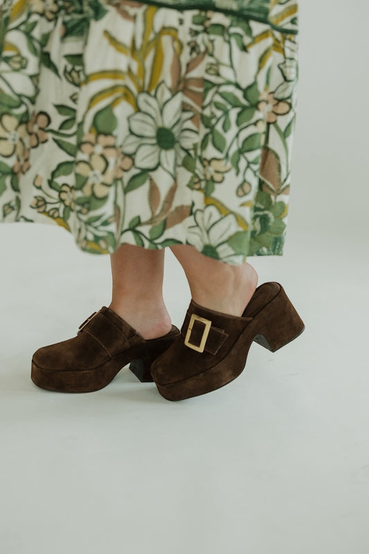 Haze in Chocolate Suede by Chocolat Blu