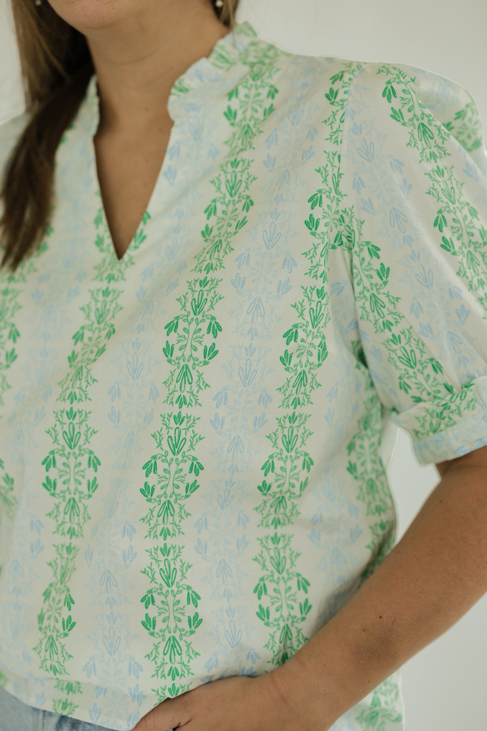 Colette Heirloom Vine Top (XS-2XL)