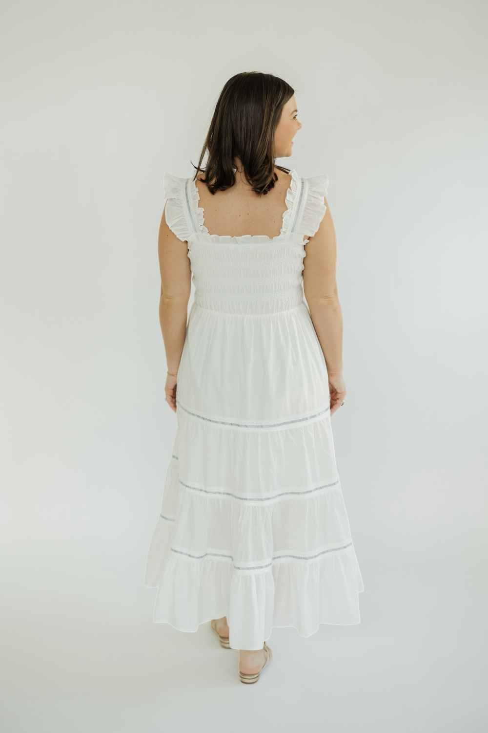 Marseille Tiered Midi Dress