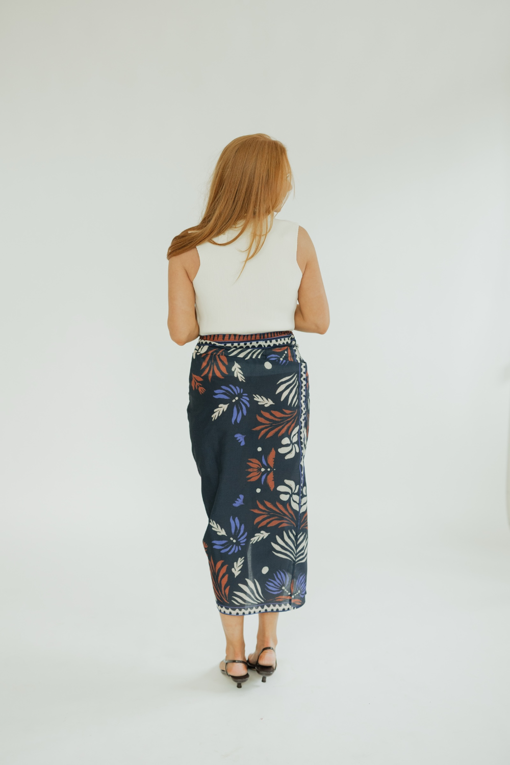 Ivan Multi Printed Wrap Skirt