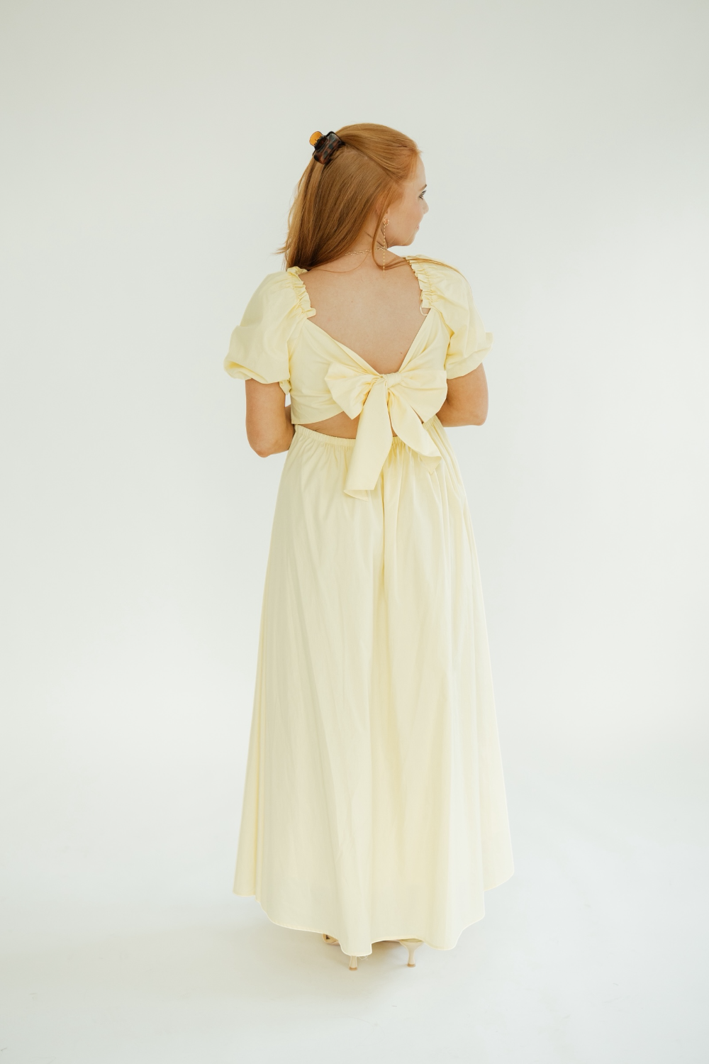 Everly Butter Yellow Midi Dress (XS-XL)