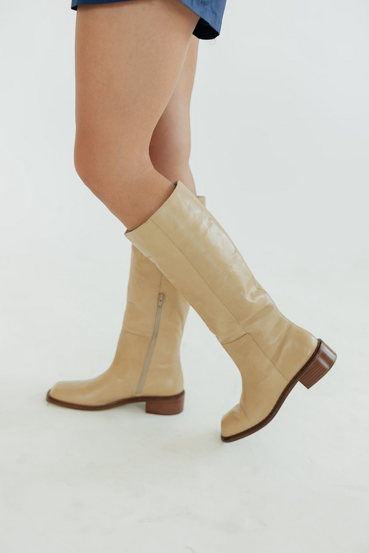 Franklin Knee-High Boot in Natural by Matisse Footwear