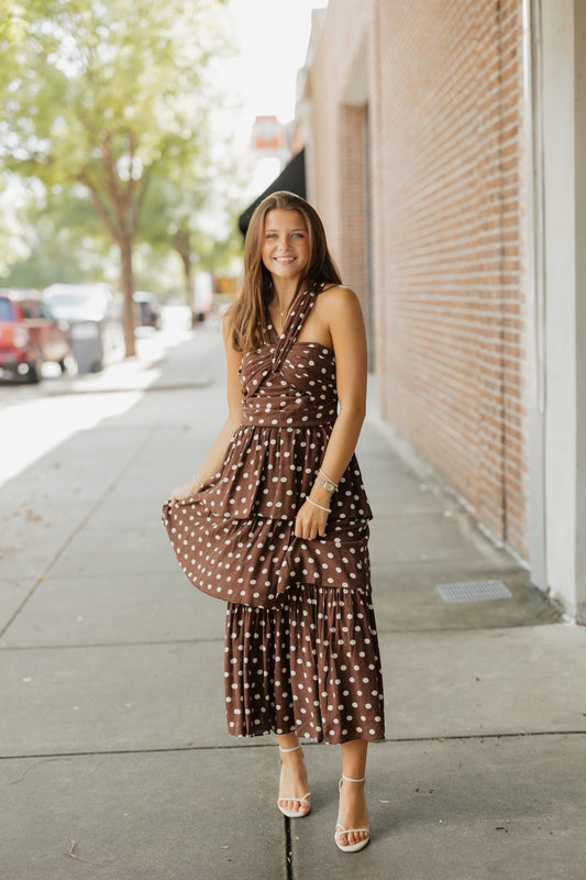 Chestnut Moon Maxi Dress