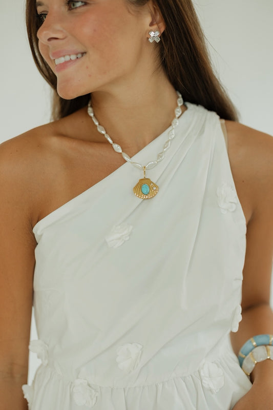 Turquoise Shell Charm