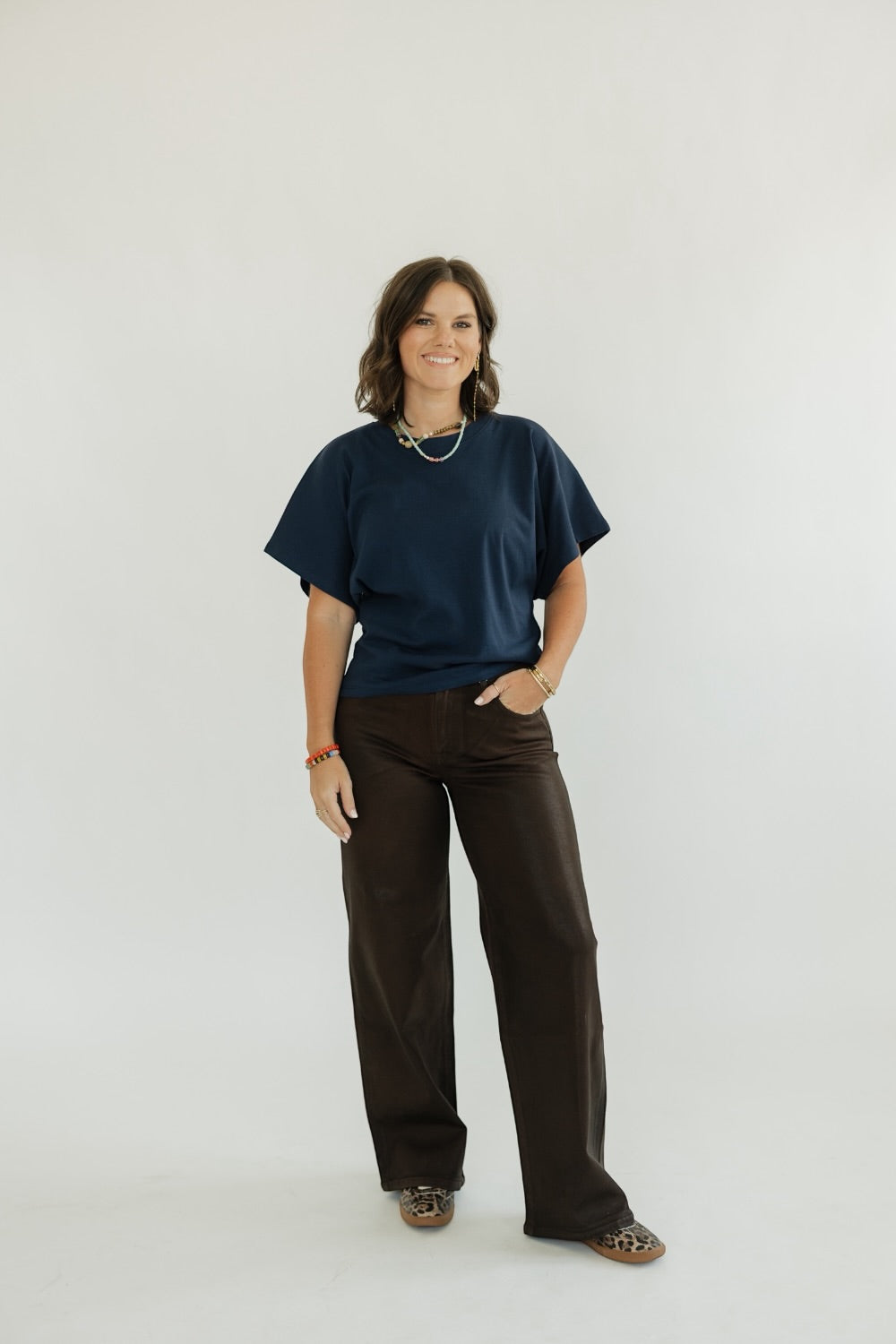 The Elevated Essentials Top in Navy