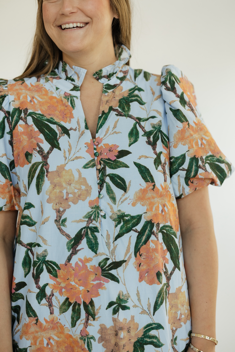 Bailey Blue Floral Midi Dress