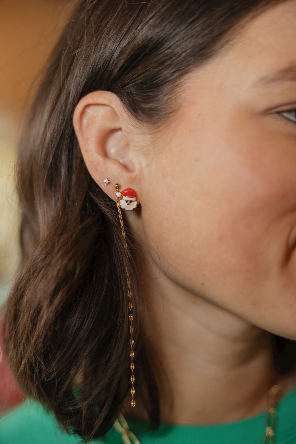 Santa Claus Stud Earrings