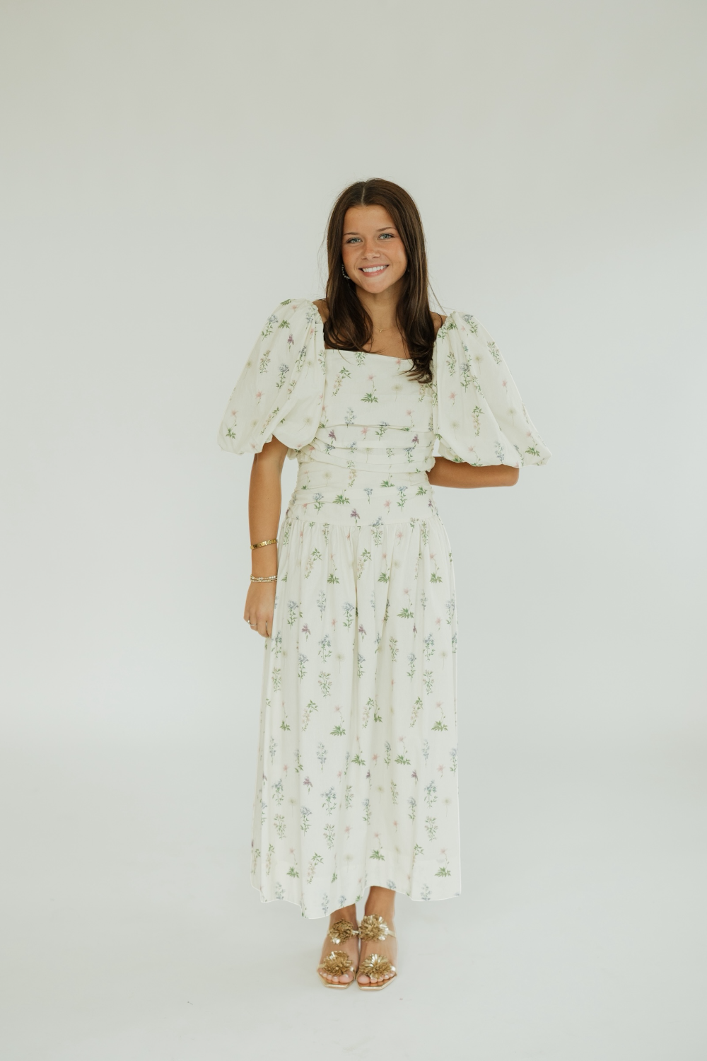 Misty Floral Maxi Skirt