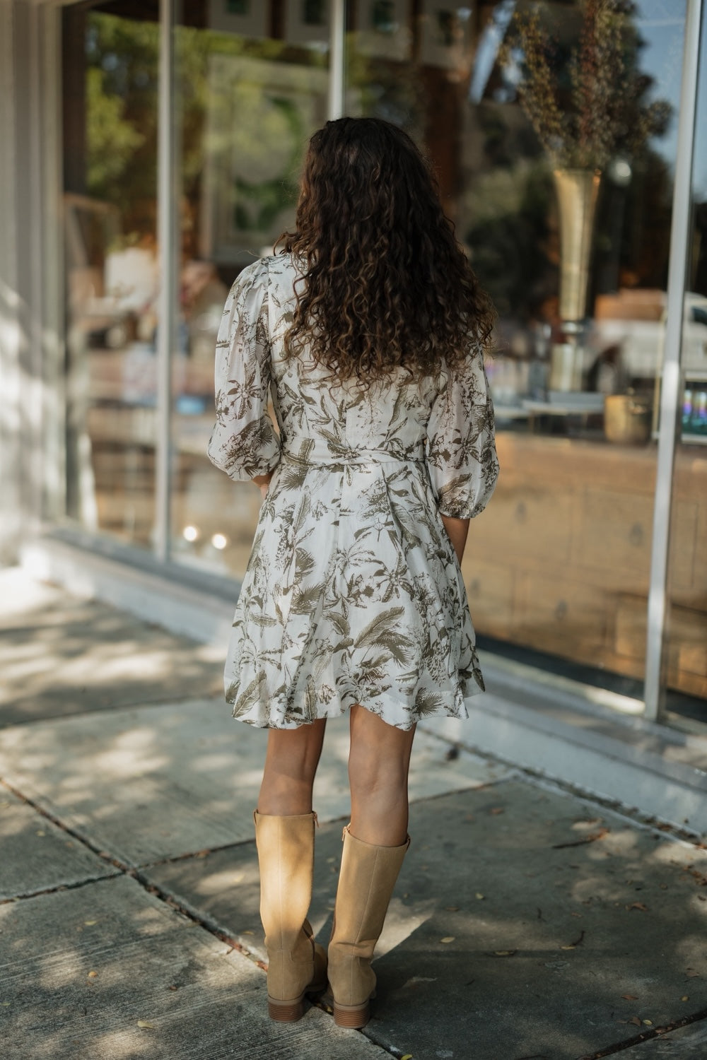 Alexis Olive Belted Dress