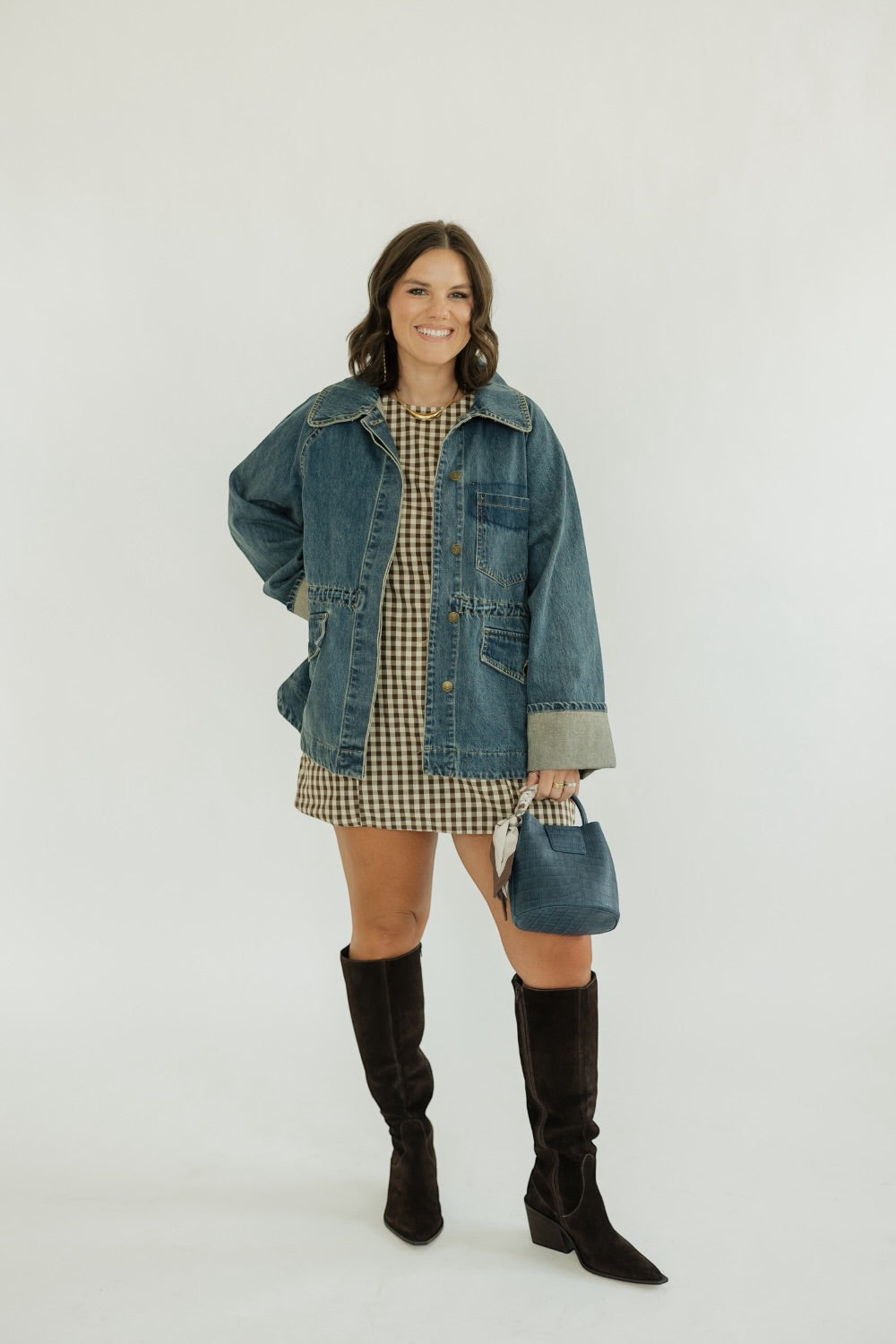 Millie Dark Wash Denim Jacket