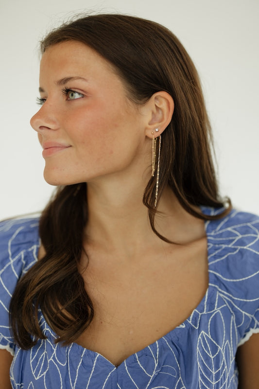 Chain Linear Earrings