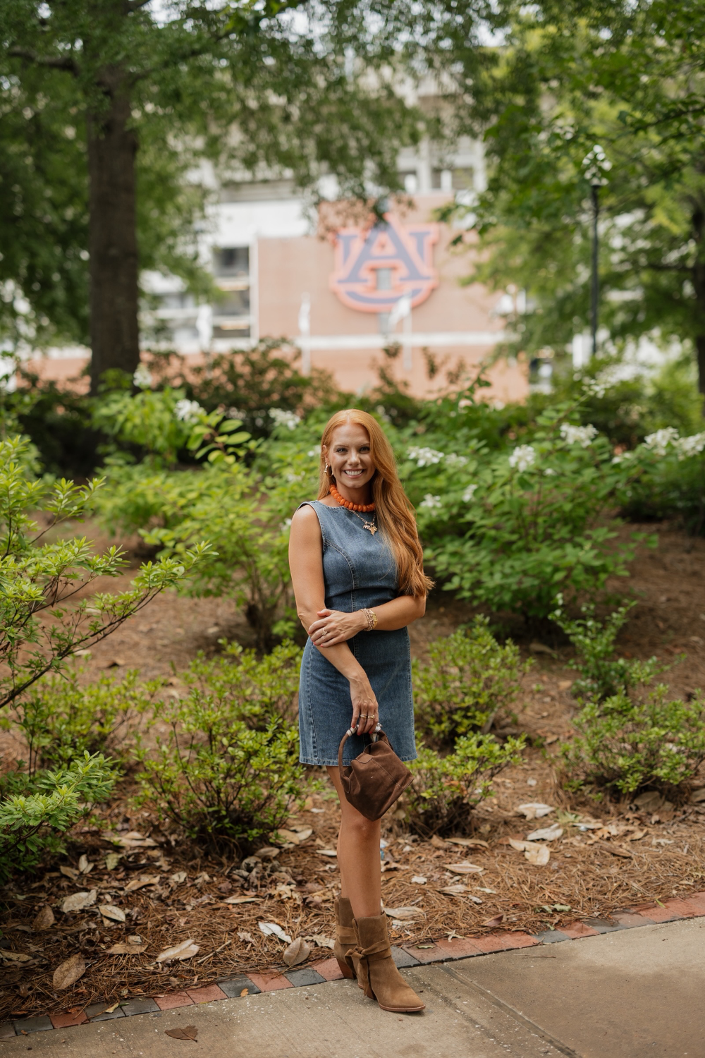 Emily Denim Tie Back Denim Dress