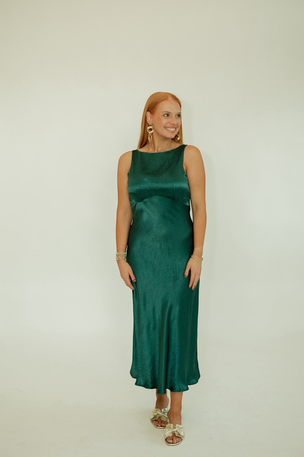 gina silk dress Gina Satin Dress