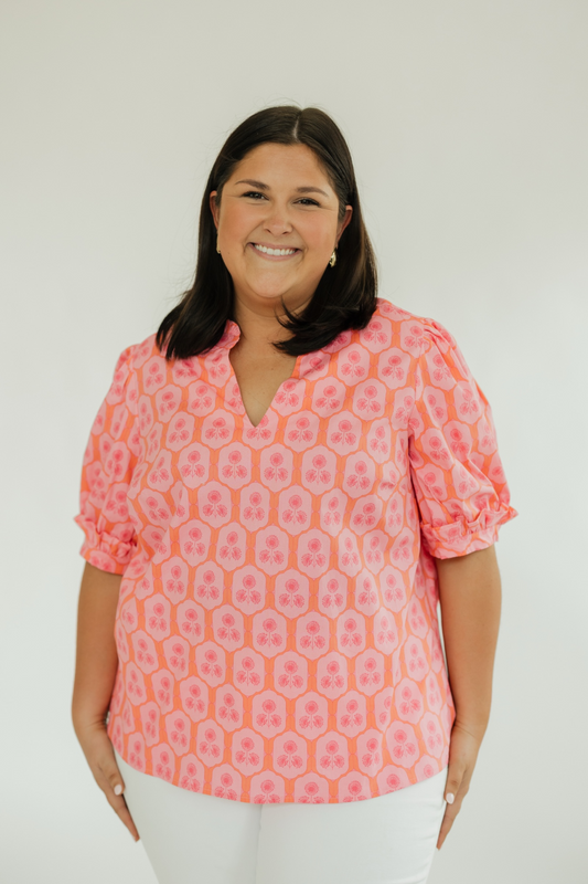 Colette Rosette Charm Top (XS-2XL)