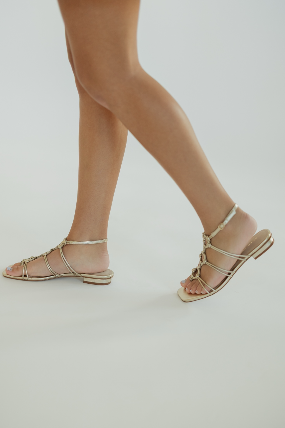 Catia Sandal in Gold by Koko + Palenki