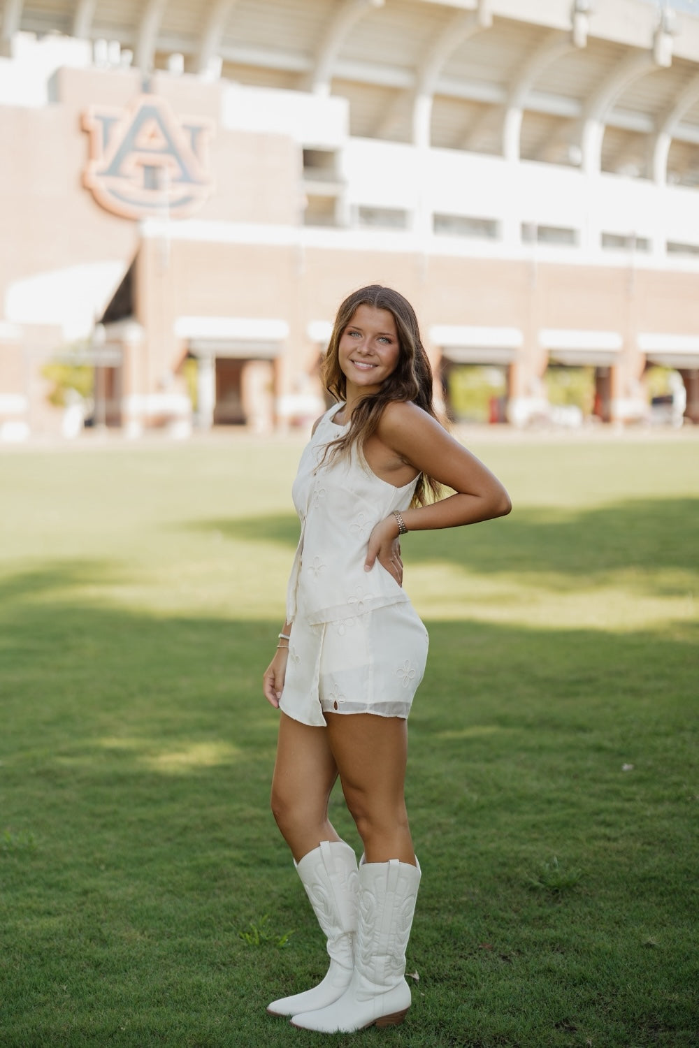 Miranda White Mini Skort (S-3XL)