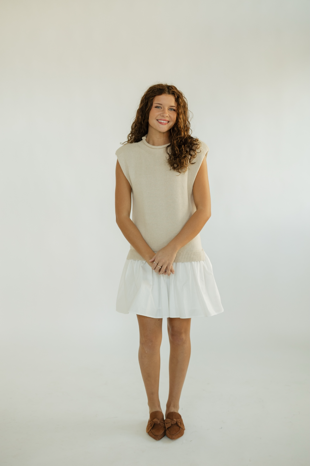 Penelope Drop Waist Mini Dress