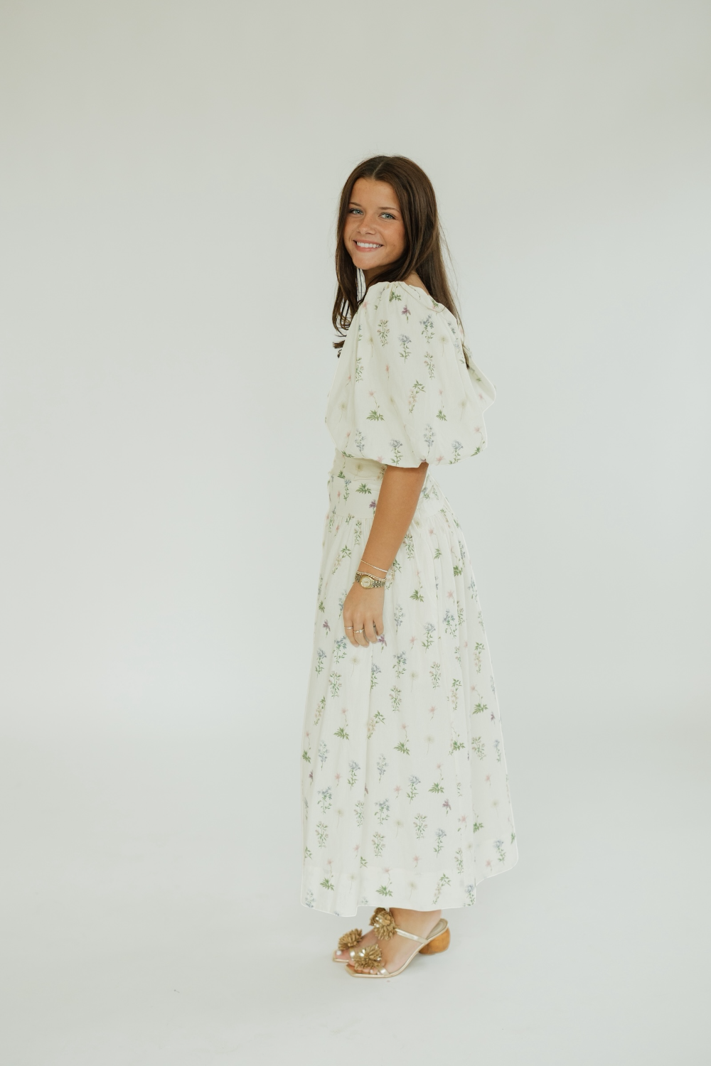 Misty Floral Maxi Skirt