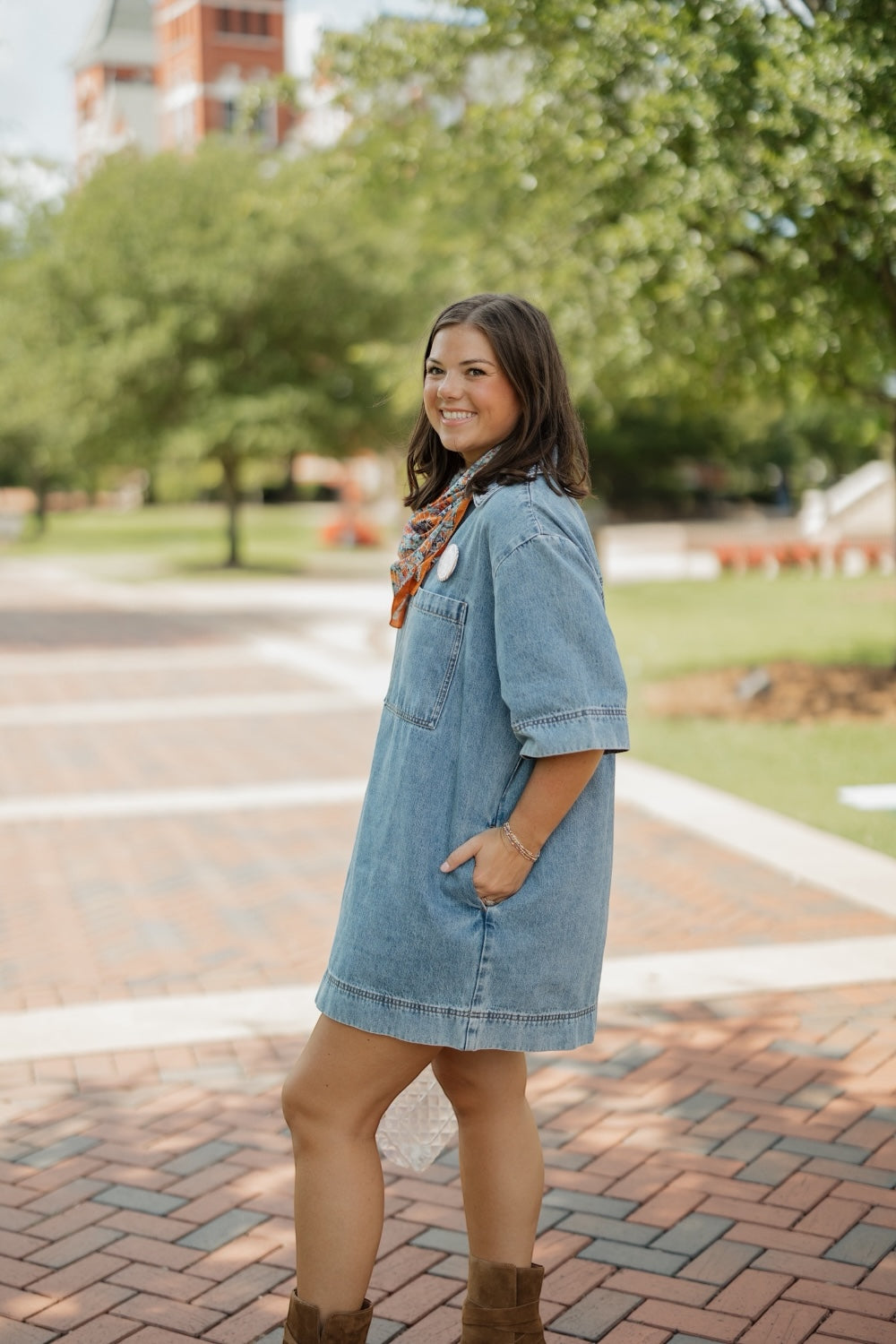 Darla Denim Tunic Dress