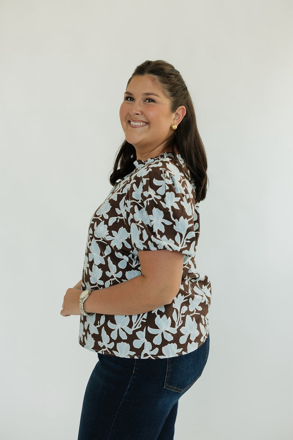 Lainey Growing Grace Blue Top (XS-2XL)
