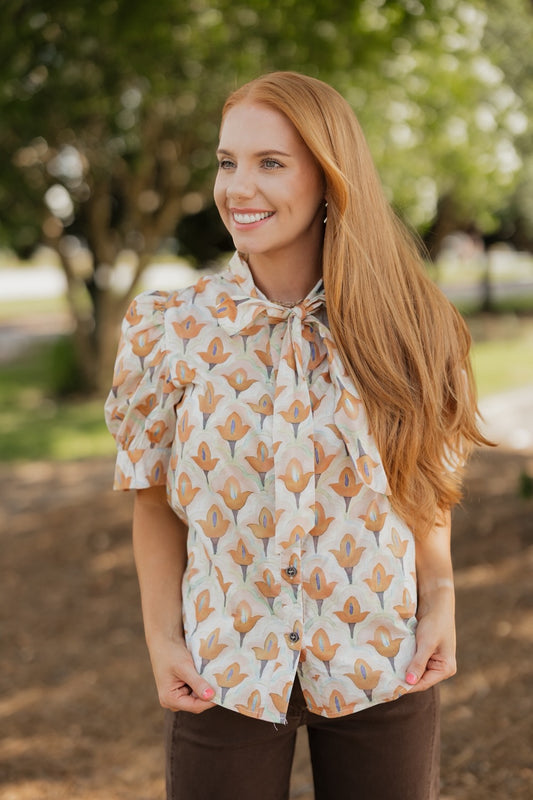 Petal Glow Blouse