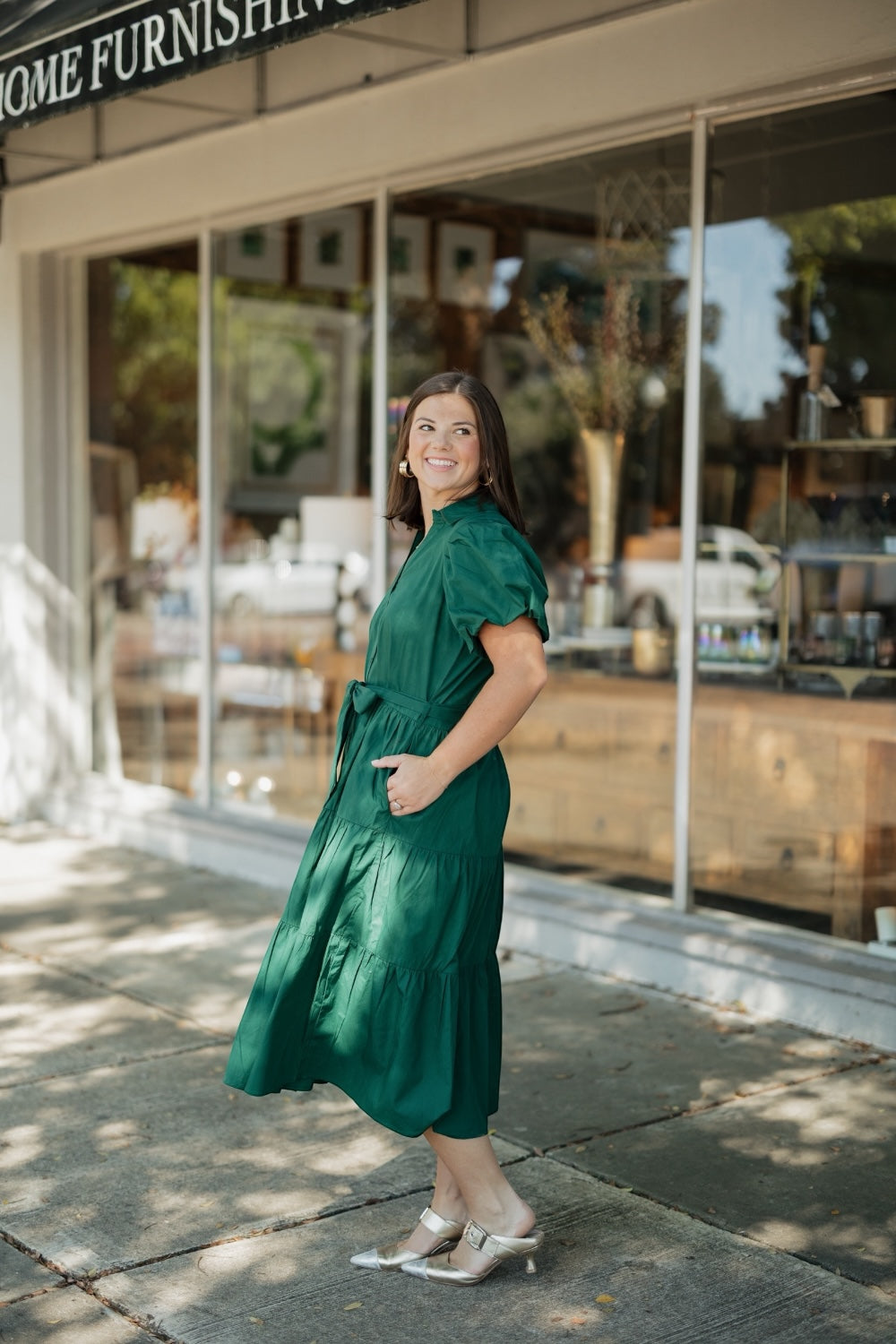 Clara Emerald Maxi Dress (XS-XL)