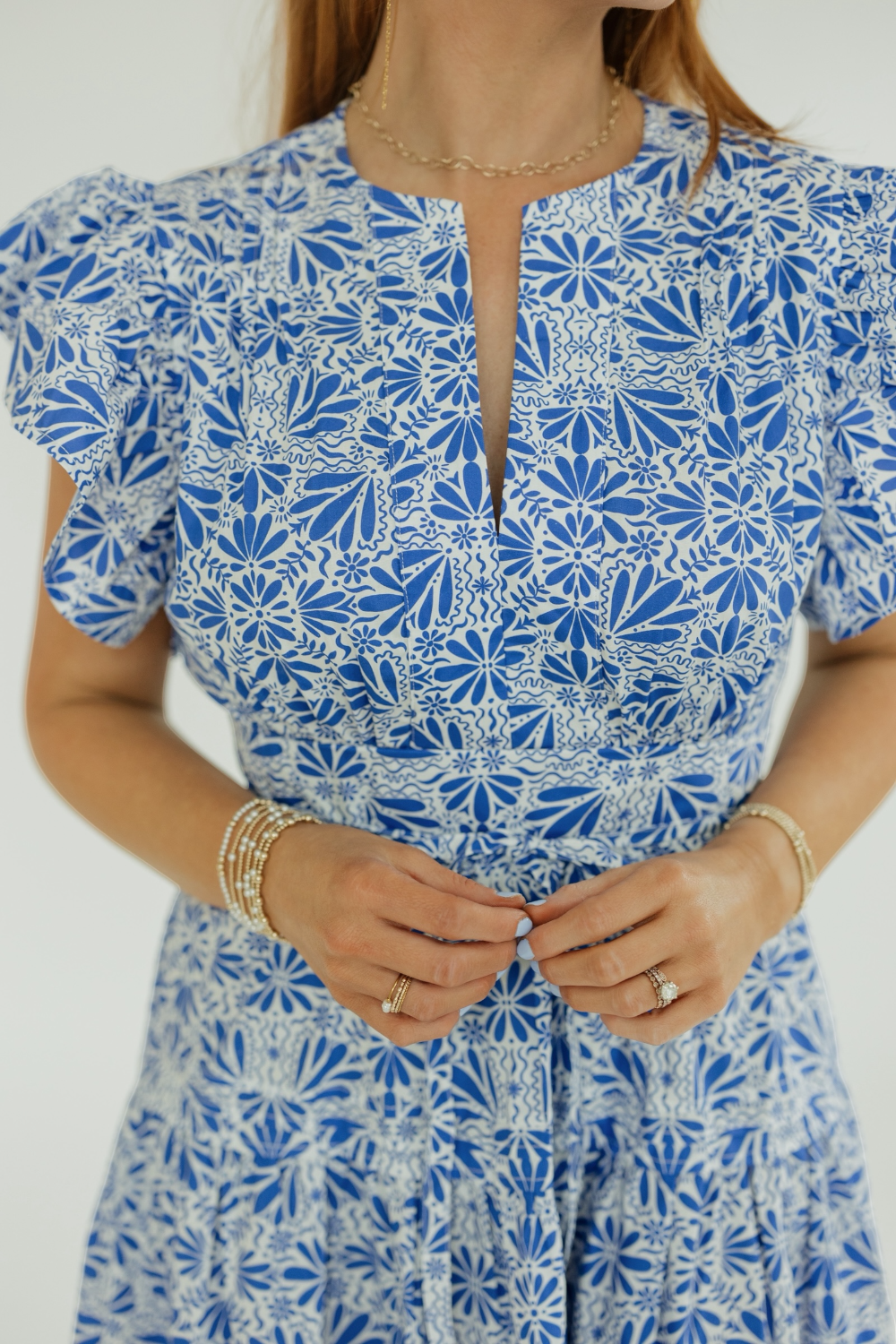 Cala Ceramic Bloom Midi Dress