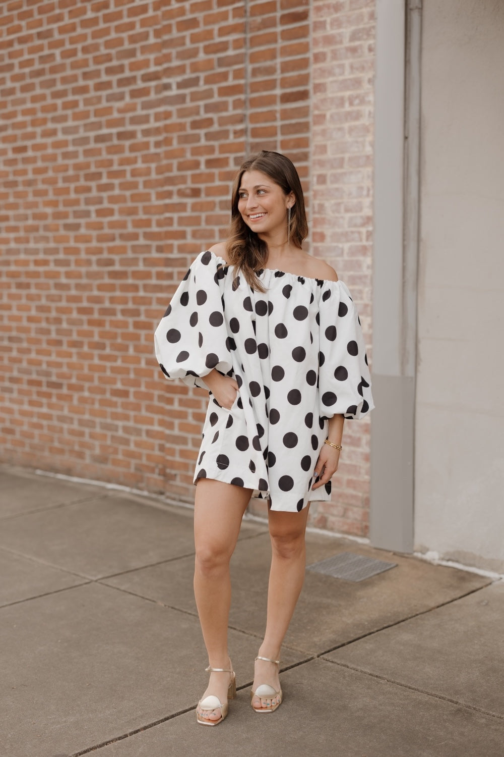 Dottie Polka Dot Bubble Dress