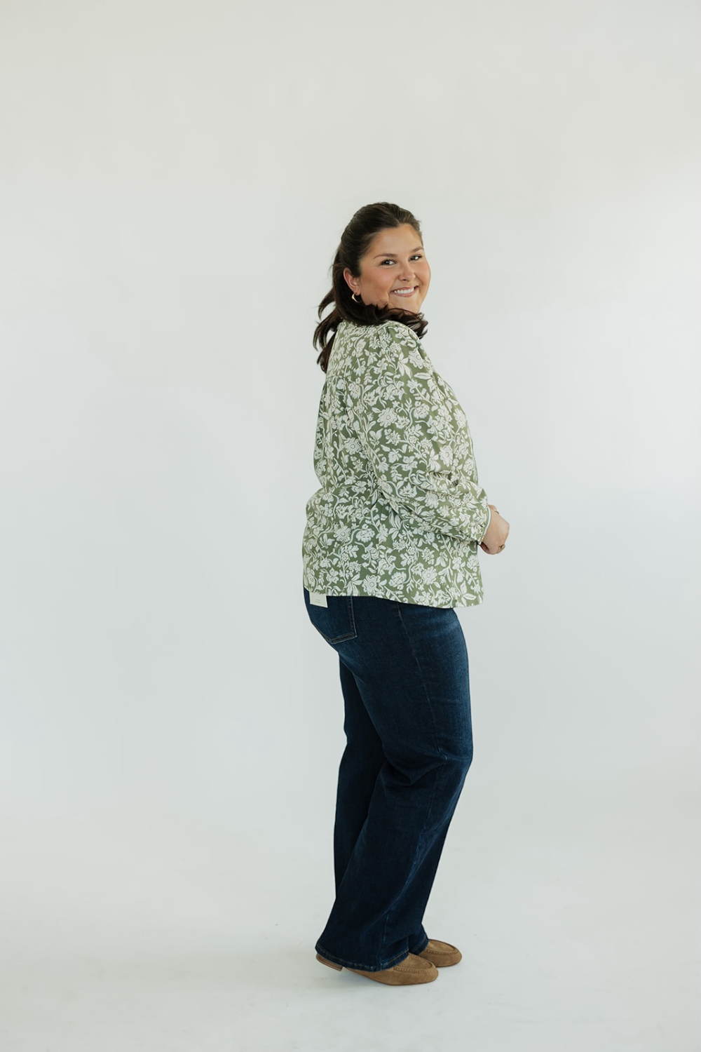 Naomi Painted Trillium Top (XS-2XL)