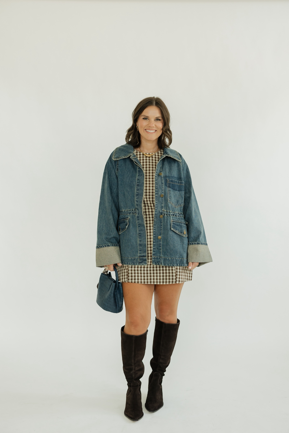 Millie Dark Wash Denim Jacket