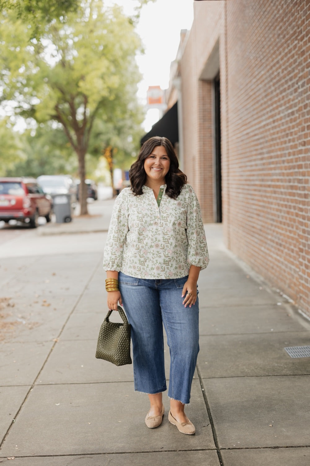 Riley Thistle Vines Top (XS-2XL)