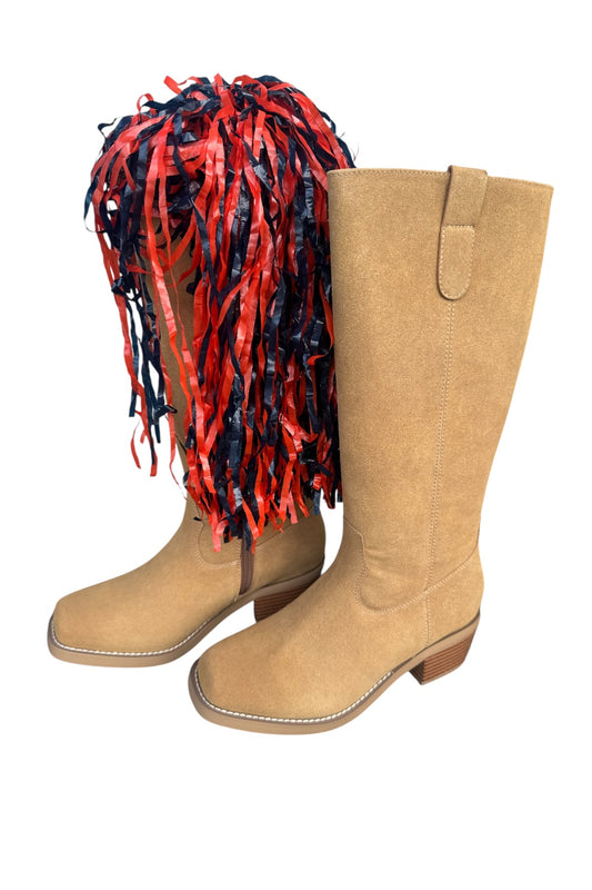 Duston Tan Suede Riding Boot