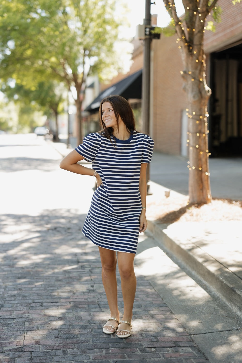 Carolina Navy T-shirt Dress (XS-XL)