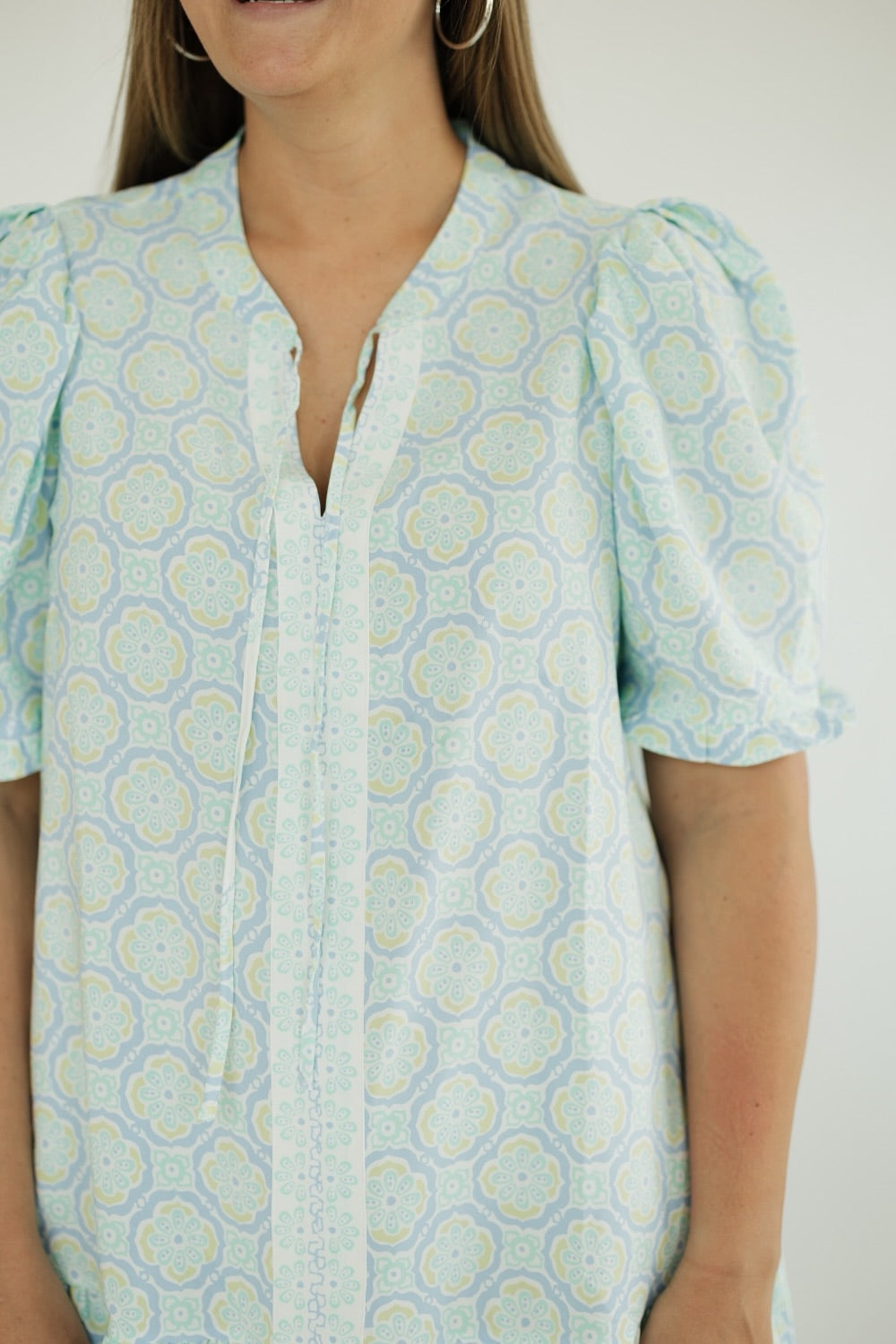 The Natalie Dress in Mosaic Charm