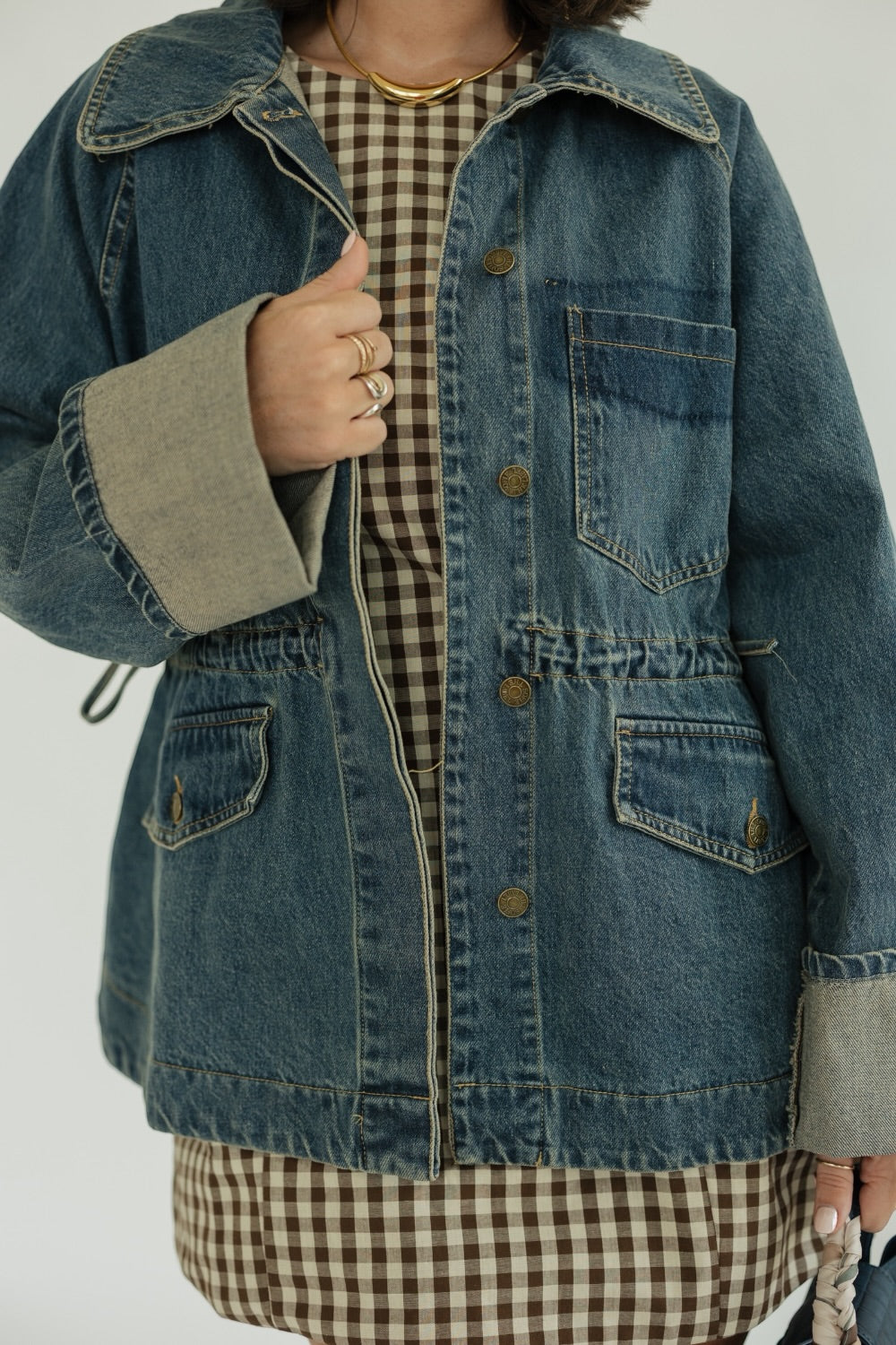 Millie Dark Wash Denim Jacket