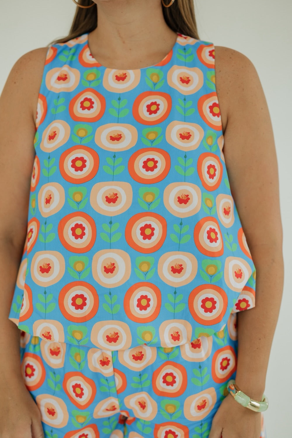 Celeste Bloom in Joy Bubble Hem Top (S-3XL)