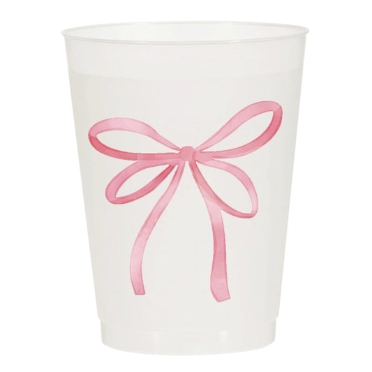Bow Frosted Cups (Pack of 6)
