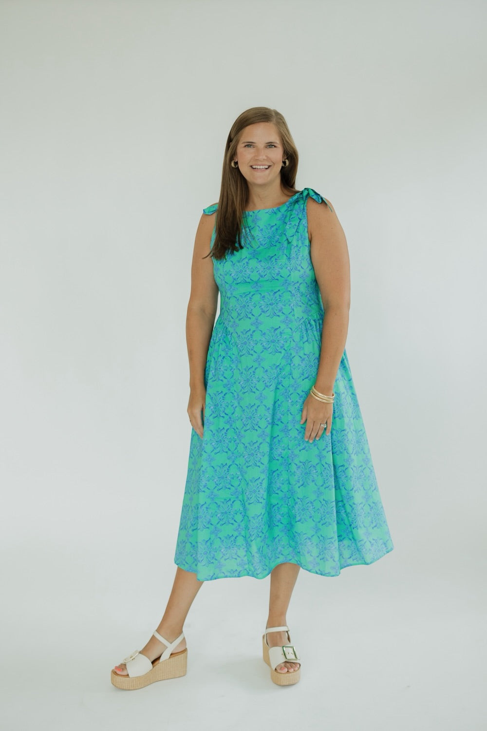 Sadie Bow Tie Shoulder Dress (XS-XL)