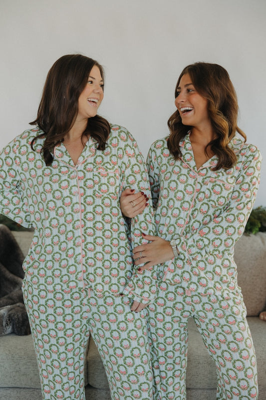 Deck the Halls Charlotte PJ Pants Set (XS-2XL)