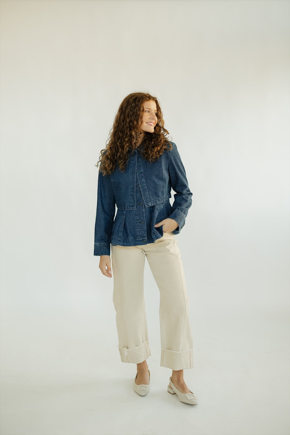 Janet Denim Jacket Top