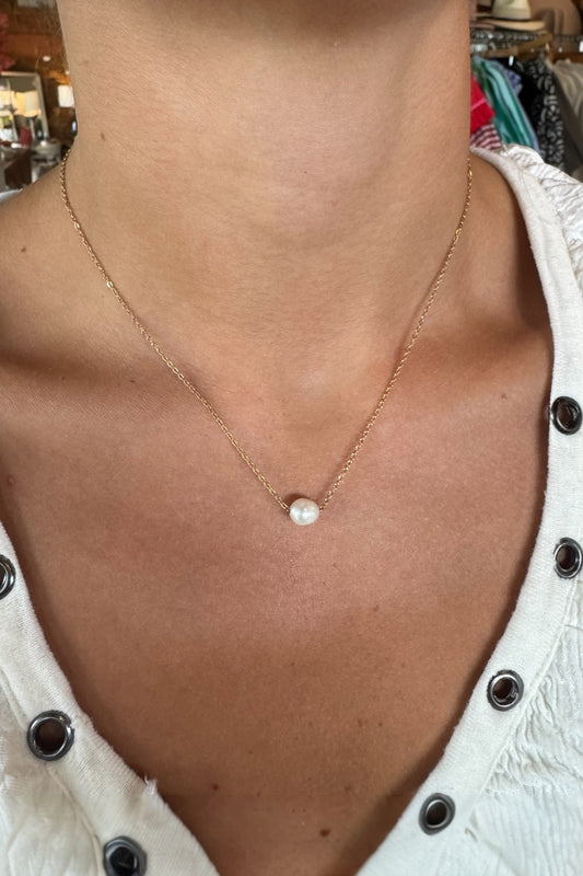 Alley Waterproof Pearl Necklace