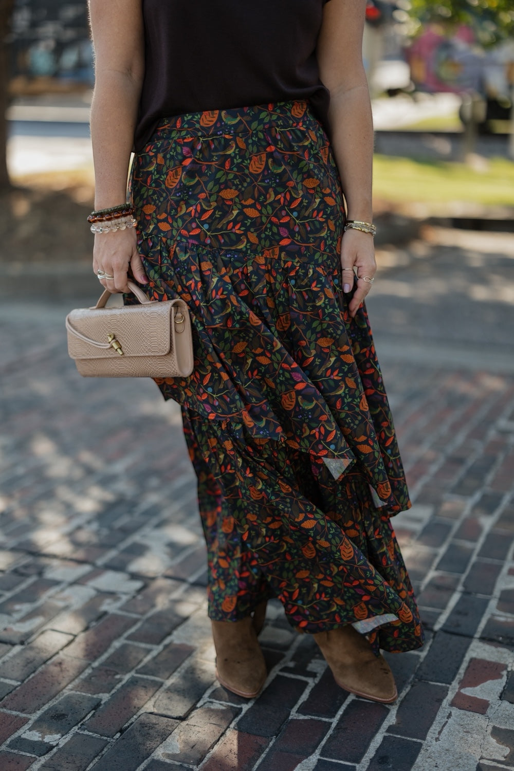 Celeste Winter Garden Maxi Skirt