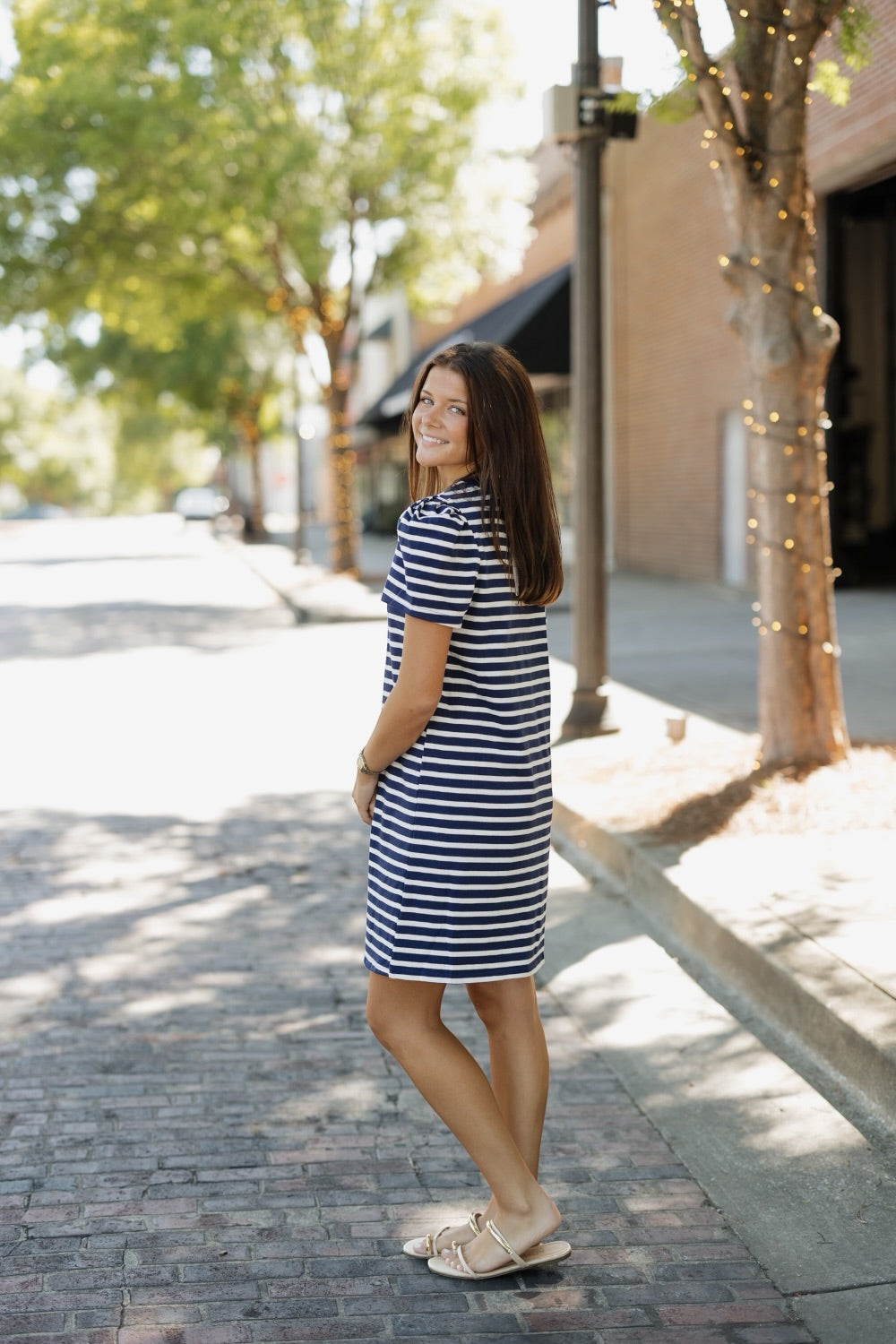 Carolina Navy T-shirt Dress (XS-XL)