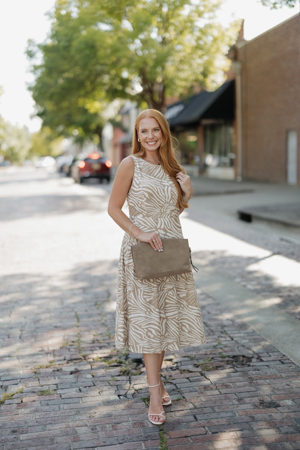 Esme Dune Wave Midi Dress